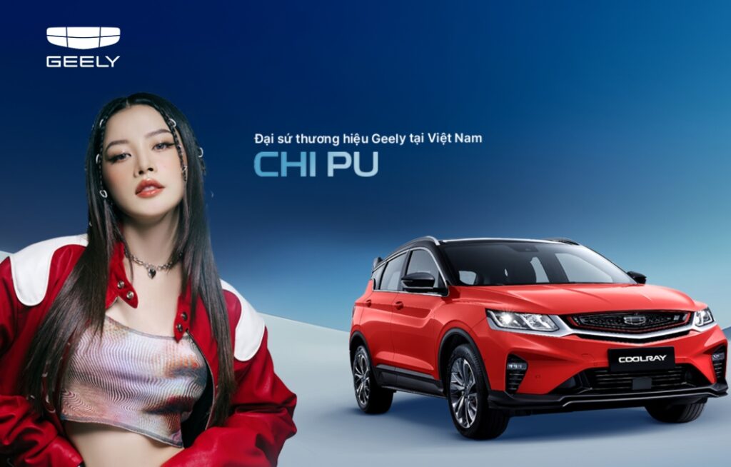 Đại sứ thương hiệu Geely Vũng Tàu Chi Pu
